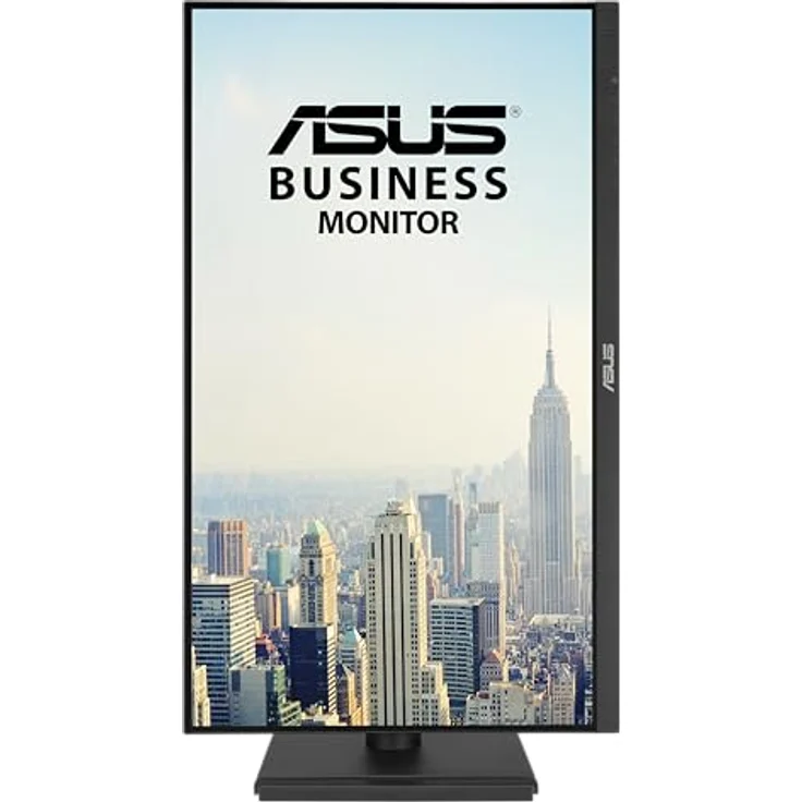 ASUS Business VA27DQFS 27 Zoll Full HD Monitor - Rahmenlos, ergonomisch, Adaptive-Sync, EPEAT Gold - 100 Hz, 16:9 IPS Panel, 1920x1080 - DP, HDMI, D-Sub, USB Hub, Speaker - Schwarz – Bild 3