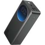 Joyroom 30000mAh Powerbank LED Display 30W PD QC- Black (30000 mAh, 30 W), Powerbank, Schwarz