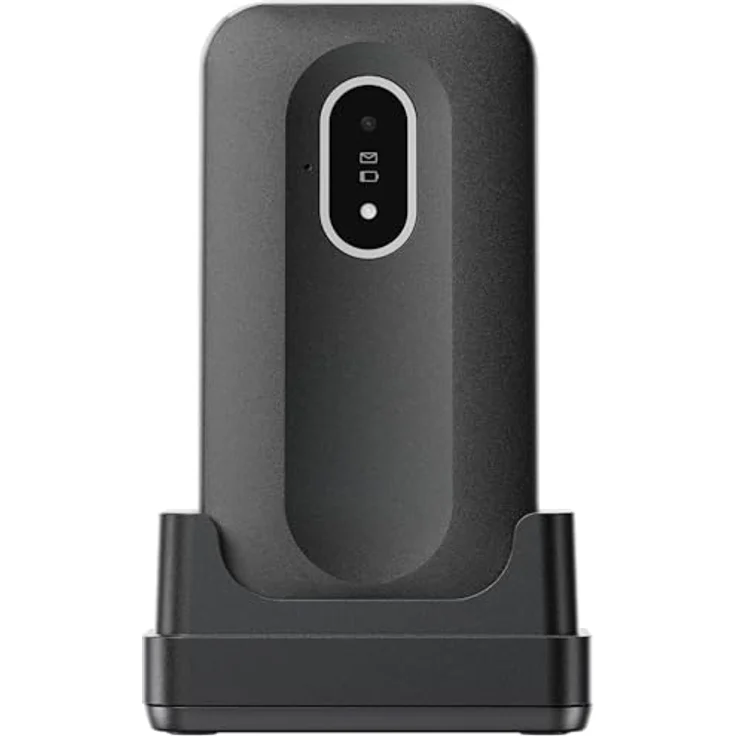 Doro Leva L20 Seniorenhandy, großes Display im Querformat – leistungsstarker HD-Sound – Kamera – Unterstützungstaste mit GPS-Ortung – Basic-Telefon ohne Internet (Schwarz & Weiß) – Bild 1