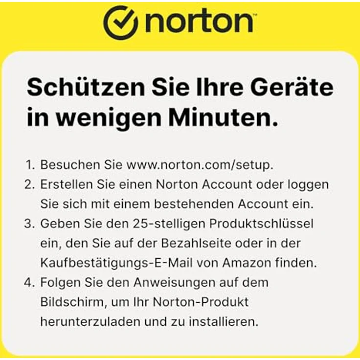 Norton 360 Standard 2025 | 1 Gerät | Antivirus | Unlimited Secure VPN & Passwort-Manager | 1 Jahr | PC/Mac/Android/iOS | Aktivierungscode in Originalverpackung by Norton – Bild 3