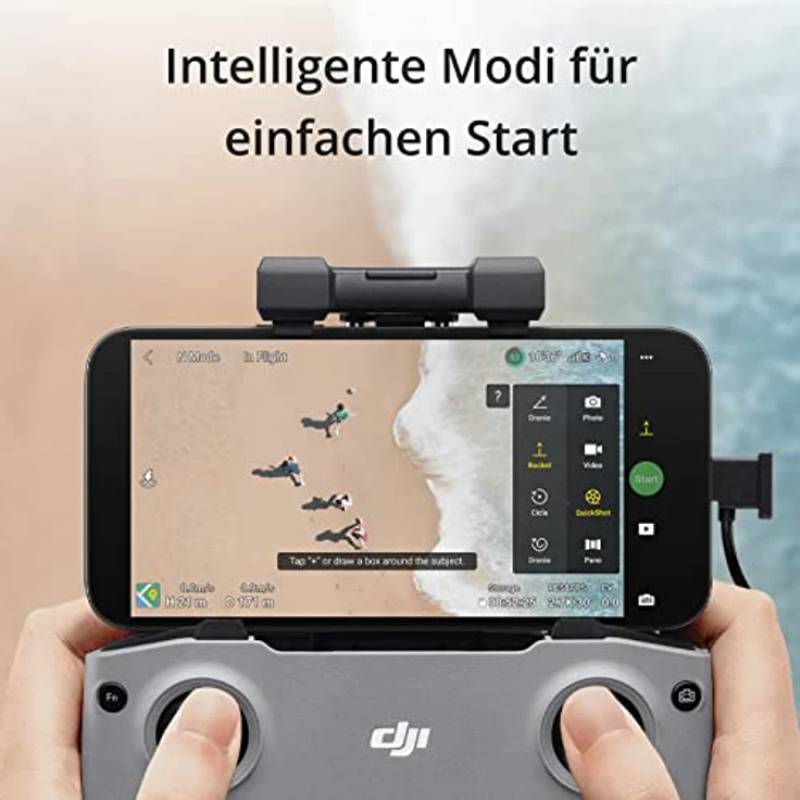 DJI Mini 2 SE, leichte und faltbare Mini-Kameradrohne mit 2.7K Video, intelligenten Modi, 10 km Videoübertragung, 31 min Flugzeit, unter 249 g, einfach zu bedienen, Fotoshooting, Straßenaufnahmen – Bild 3