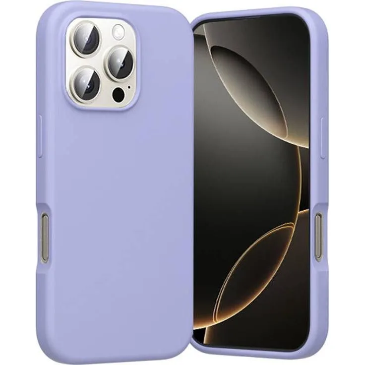 Vention KUHV0-30 Case für iPhone 16 Pro MagSafe, flieder, flüssiges Silikon, hochwertiger Schutz mit präzisen Ausschnitten und Antik-Beschichtung