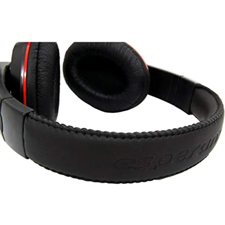 Esperanza EH118 Kopfhörer & Headset Kabelgebunden Kopfband Anrufe/Musik Schwarz Rot (Kabelgebunden) – Bild 3