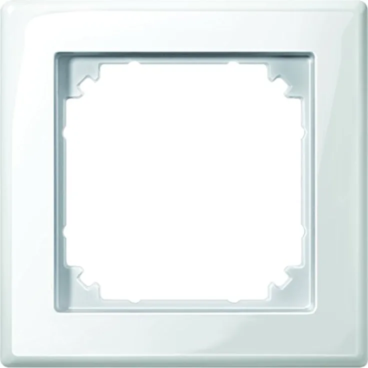 Merten M-SMART-Rahmen, 1 Fach, polarweiß glänzend, 478119 (2X M-SMART-Rahmen, 1 Fach)