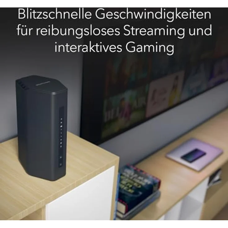 Netgear Nighthawk Dual-Band WiFi 7-Router (RS200) – WLAN-Geschwindigkeit bis zu 6,5 GBit/s – Abdeckung bis zu 185 m², 80 Geräte – 2,5-Gig-Internetanschluss – Bild 4