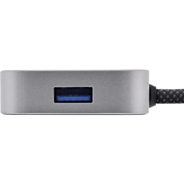 InLine® USB Fingerabdruckscanner mit Hub, Windows Hello, 1,5 m, silber, 10 Fingerabdrücke, Plug-and-Play, hohe Datensicherheit – Bild 3