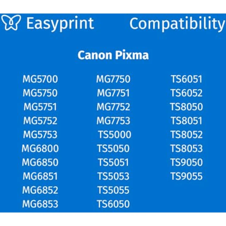 Easyprint Tintenpatrone PGI 570 XL / CLI 571 XL, 6-tlg. Multipack in Schwarz, Cyan, Magenta, Gelb, hohe Seitenleistung und brillante Druckqualität – Bild 3
