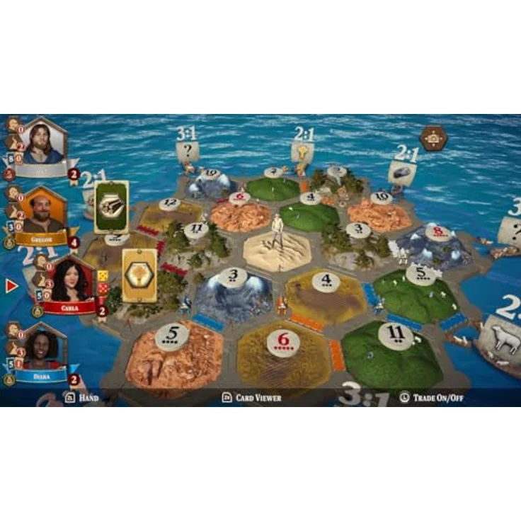Xbox Catan - Standard Edition, PS4-Spiel mit Online-Multiplayer und animiertem Spielfeld – Bild 3