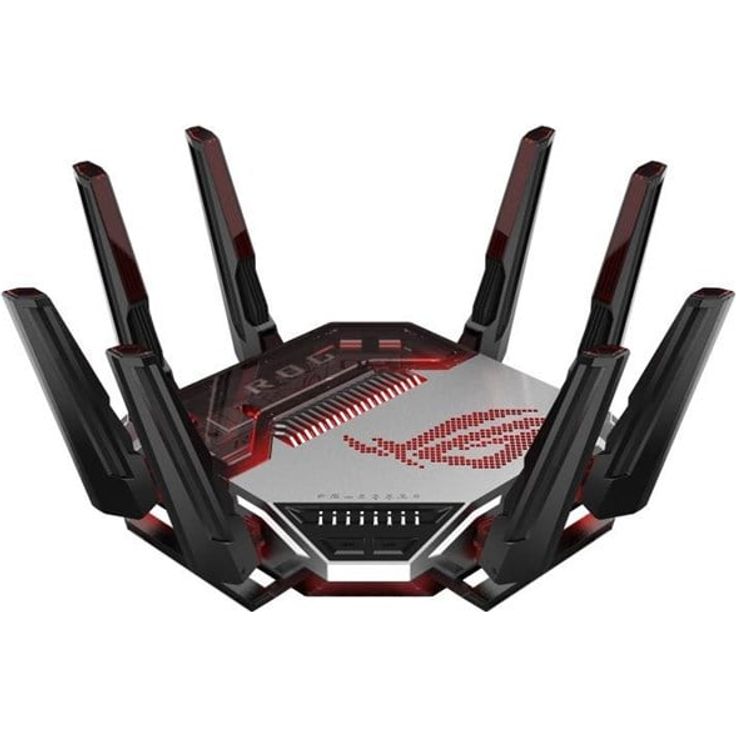 ASUS ROG Rapture GT-BN98, Gaming-Router mit Quad-Band WiFi 8, 25.000 Mbps Durchsatz, dualen 10G-Ports und triple-Level Game Acceleration