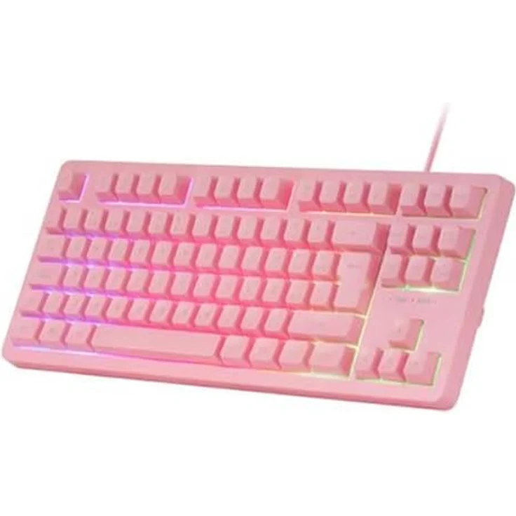 Mars Gaming MCP-RGB3, Gaming-Pack mit RGB-Tastatur, RGB-Flow-Maus 3200 DPI, Over-Ear RGB-Headset und XXL-Mauspad, rosa, portugiesische Sprache – Bild 4