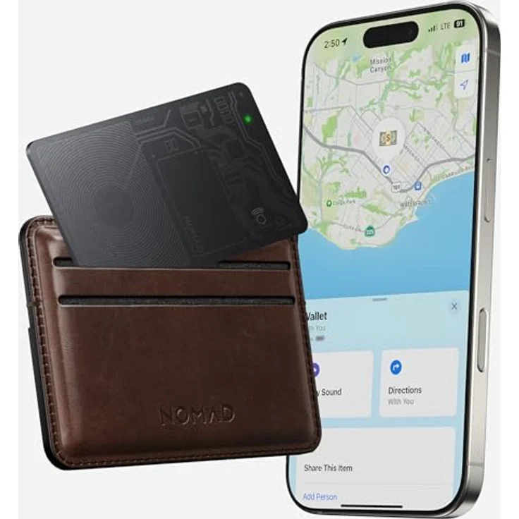 Nomad Tracking Card, Ortungskarte mit drahtloser Aufladung und bis zu 5 Monaten Akkulaufzeit – Bild 1