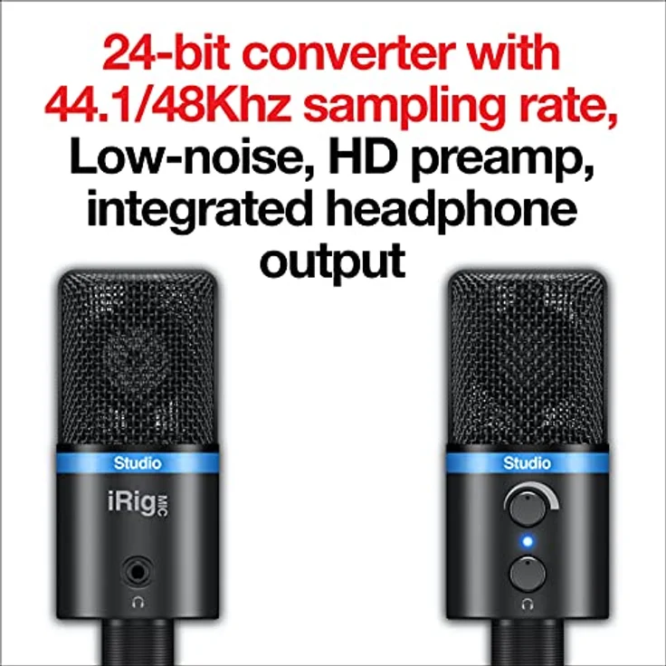 IK Multimedia iRig Mic Studio Mikrofon schwarz – Bild 5