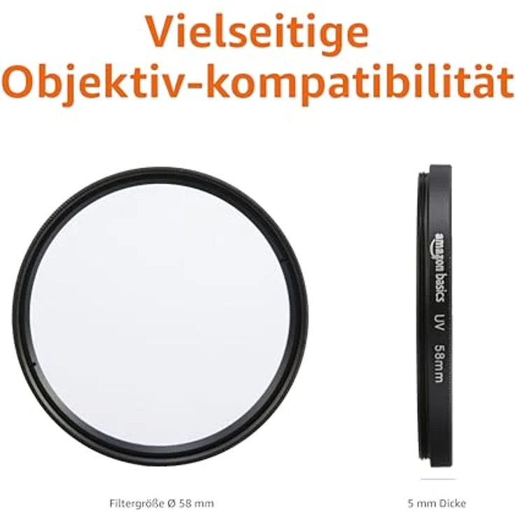 AmazonBasics UV-Sperrfilter - 58mm – Bild 3