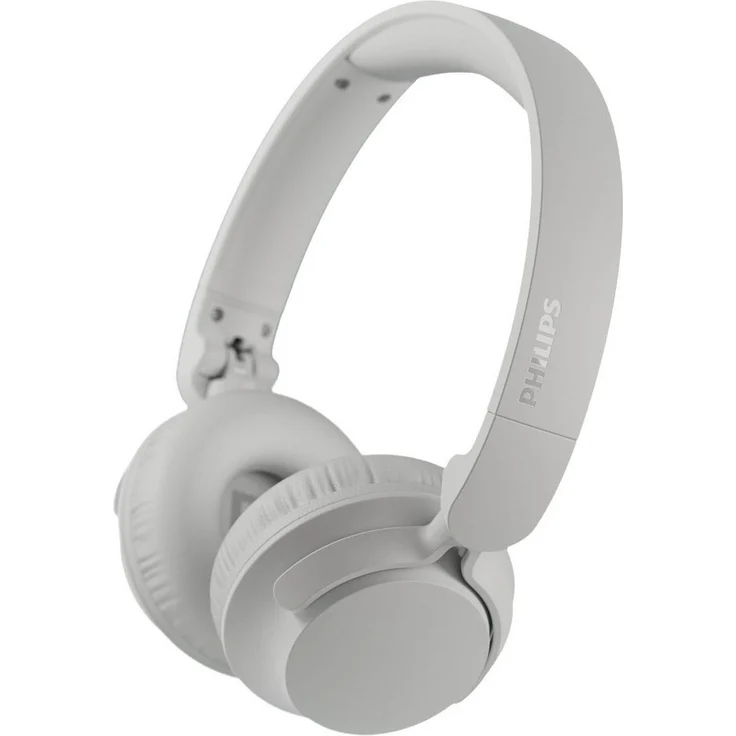 Philips TAH4500WT/00 On-Ear-Kopfhörer mit Active Noise Cancelling (ANC), Bluetooth, Google Assistant und Siri, Weiß