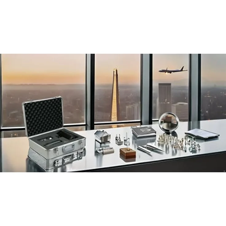 Alumaxx Multifunktions-Koffer "STRATOS II", silber aus Aluminium, mit Tragegurt, Gürtelschlaufe und Stativhalterung für Foto- und Videotechnik – Bild 2