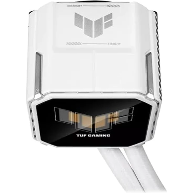 ASUS TUF Gaming LC III 360 ARGB LCD WHT, All-in-One-Flüssigkeitskühler mit 2,8 Zoll LCD-IPS-Display, drei ARGB-Lüftern und 400-mm-Rohren, Weiß – Bild 5