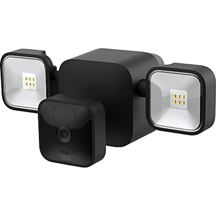 Blink Outdoor + Floodlight – kabellose, batteriebetriebene Flutlicht-Halterung und smarte HD-Überwachungskamera, 700 Lumen, Bewegungserfassung, Einrichtung in wenigen Minuten – 1 Kamera-Set – Bild 1