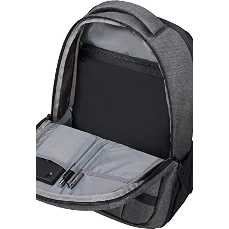 American Tourister StreetHero - Laptoprucksack 14 Zoll, 39 cm, 16.5 L, Grau (Grey Melange) – Bild 5
