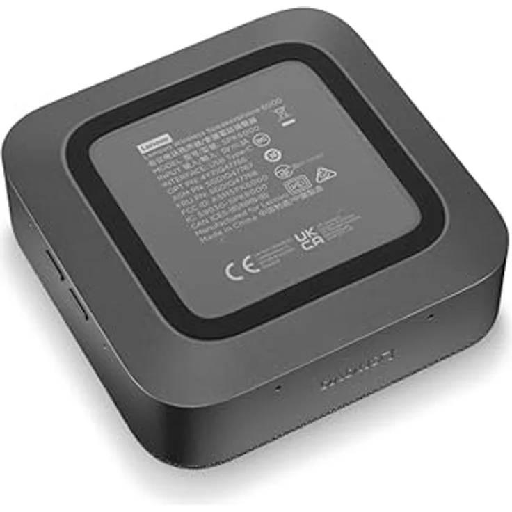 Lenovo Wireless Speakerphone 6000, Bluetooth-Lautsprecher mit 81 dB Empfindlichkeit, Schwarz – Bild 7