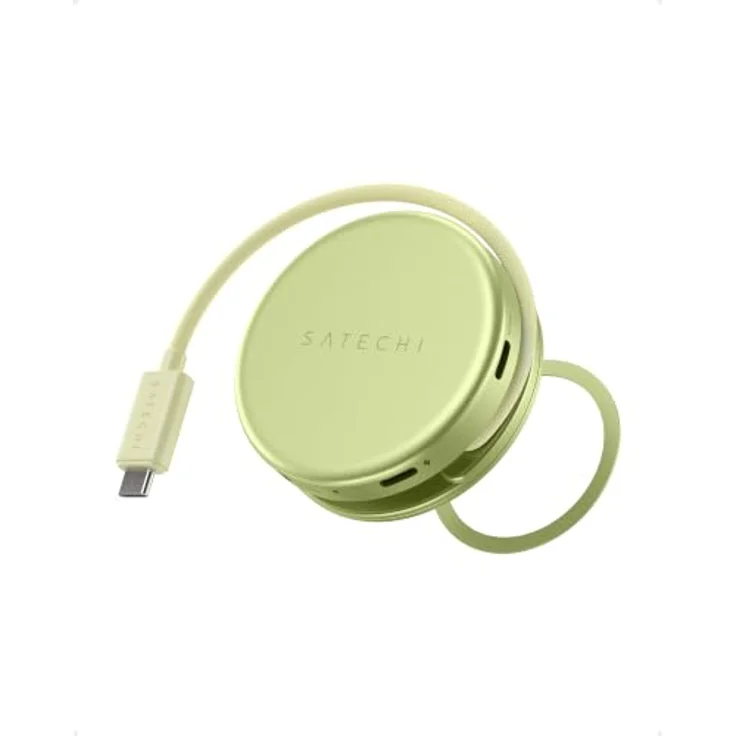 SATECHI USB-C Hub OntheGo™ 5-in-1, HDMI 4K@60 Hz, Zitrus, 60 W Passthrough-Laden, USB-A und USB-C Daten, SD-Kartenleser – Bild 1