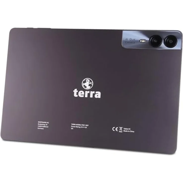 TERRA PAD 1007, 10.95" IPS Tablet mit 1920x1200 Auflösung, 8GB RAM, 256GB Speicher, LTE, Android 14 – Grau – Bild 3