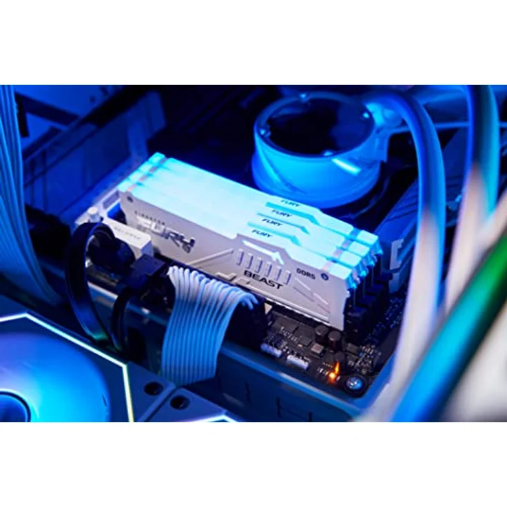 Kingston Fury Beast Weiß RGB Expo 16GB 6800MT/s DDR5 CL34 DIMM Desktop Gaming Speicher Einzelnes Modul - KF568C34BWEA-16 – Bild 5