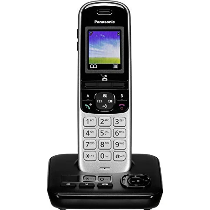 Panasonic Schnurlostelefon KX-TGH720GS mit Anrufbeantworter, Farbdisplay, Eco Plus Modus und Babyphone – Bild 3