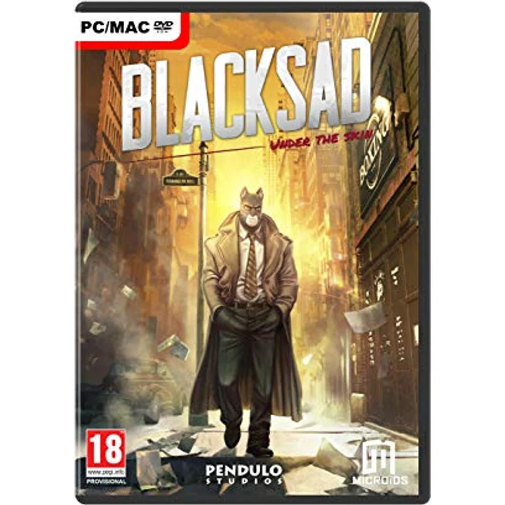 MICROÏDS Blacksad: Under the Skin - Limited Edition (PC) CD, narrative detective game in 50s film Noir flair, complete in German. – Bild 1