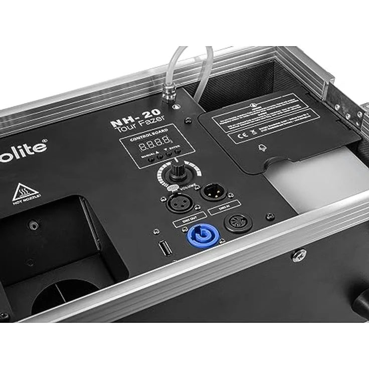 Eurolite NH-20 Tour-Dunstnebelmaschine, Nebelmaschine mit 1,7 Litern Tankvolumen, Ausstossweite von 2 Metern, kurze Aufwärmzeit von 1,5 Minuten, 7,4 kg leicht – Bild 5