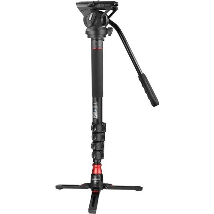 Neewer Aluminiumlegierung Monopod mit Fluid Head, Stativ für professionelle Fotografie