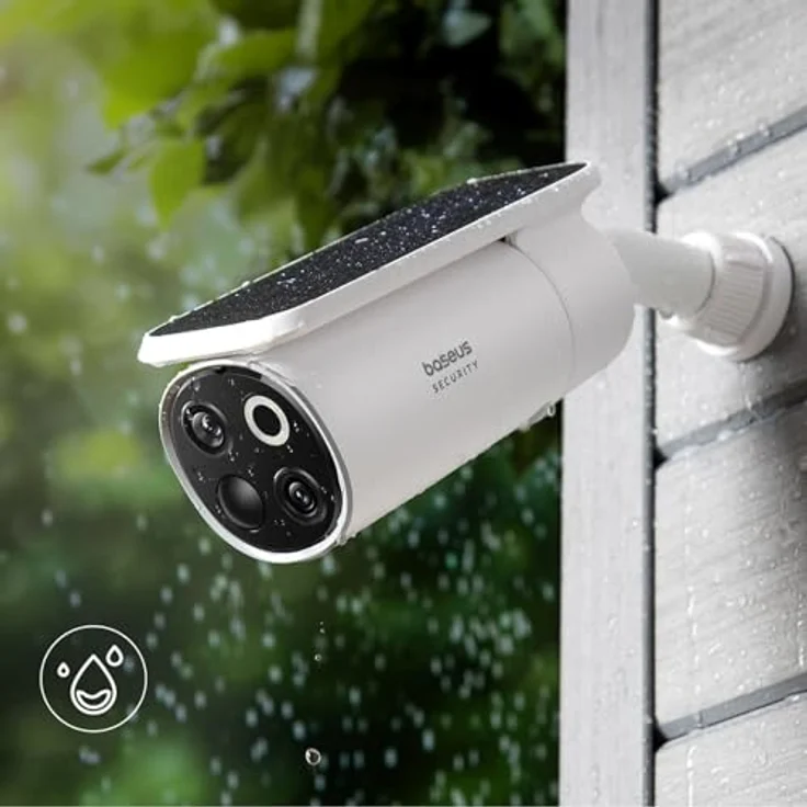 Baseus S1 Pro Videoüberwachungsset, Kabellos, 3K Auflösung, IP67, Solarpanel mit Nachführsystem, HomeStation H1 + 2 Kameras – Bild 8