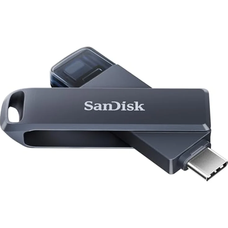 SanDisk Phone Drive, Flash-Laufwerk 2-in-1, iPhone Speicher 64GB, Metallic Sky – Bild 3