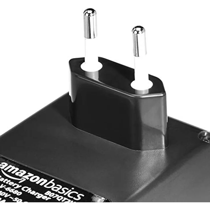 AmazonBasics Intelligentes, digitales Akku-Ladegerät für 4 AA-, AAA-Akkus – Bild 4