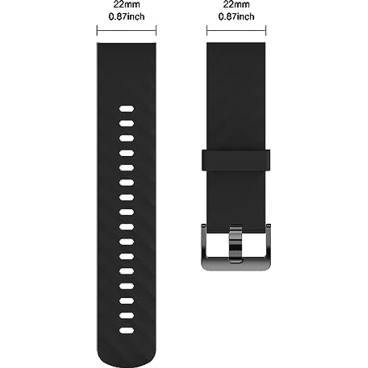 RUIMEN Ersatzarmband für Smartwatch D1, weiches Silikon, verstellbar für Handgelenke 14-22,1 cm, mehrere Farben zur Auswahl – Bild 4
