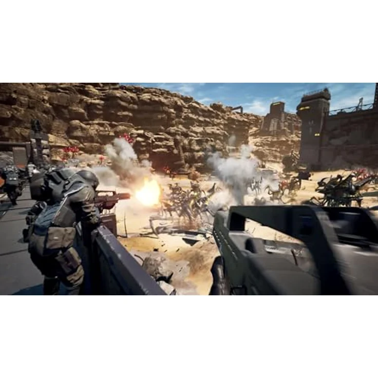 U&I Entertainment Starship Troopers Extermination [PEGI] (100% Uncut) PS5-Games, Deutsch spielbar, 6 einzigartige Klassen, authentische Waffen, endlose Schwärme, Basis verteidigen, Bug-Planeten entkommen. – Bild 3