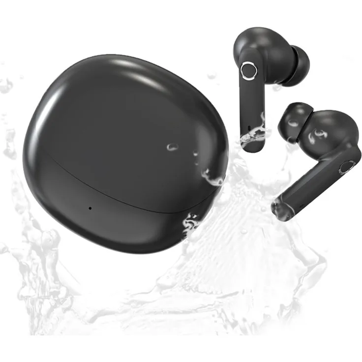 Valdus Bluetooth In-Ear Ohrhörer, Kabellose Stereo-Kopfhörer mit Mikrofon, klarer Klang, Ladeetui, schwarzes Design, lange Akkulaufzeit