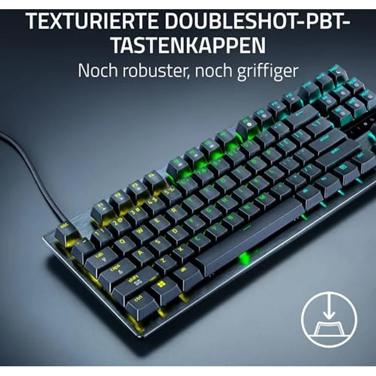 Razer HUNTSMAN V3 (8 kHz), Tenkeyless Gaming-Tastatur mit analogen Sensoren, Schwarz, RGB-Beleuchtung, US-Layout – Bild 11