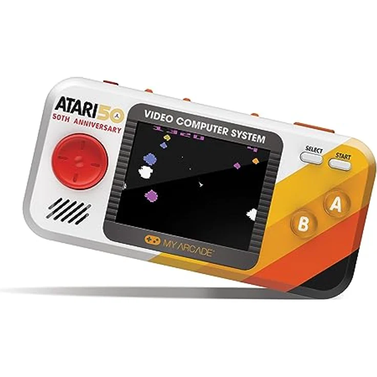 ATARI Pocket Player Pro, tragbare Konsole mit legendären Spielen, schwarz – Bild 2