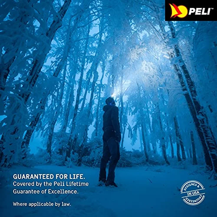 Peli 2755Z0: ATEX Zone 0 Ex-Schutz LED-Stirnlampe, Premium-Stirnlampe, Hohe Qualität für Industrie, Handwerker, Feuerwehr, IP54 staub- und spritzwassergeschützt, 115 Lumen, Farbe: Gelb – Bild 4