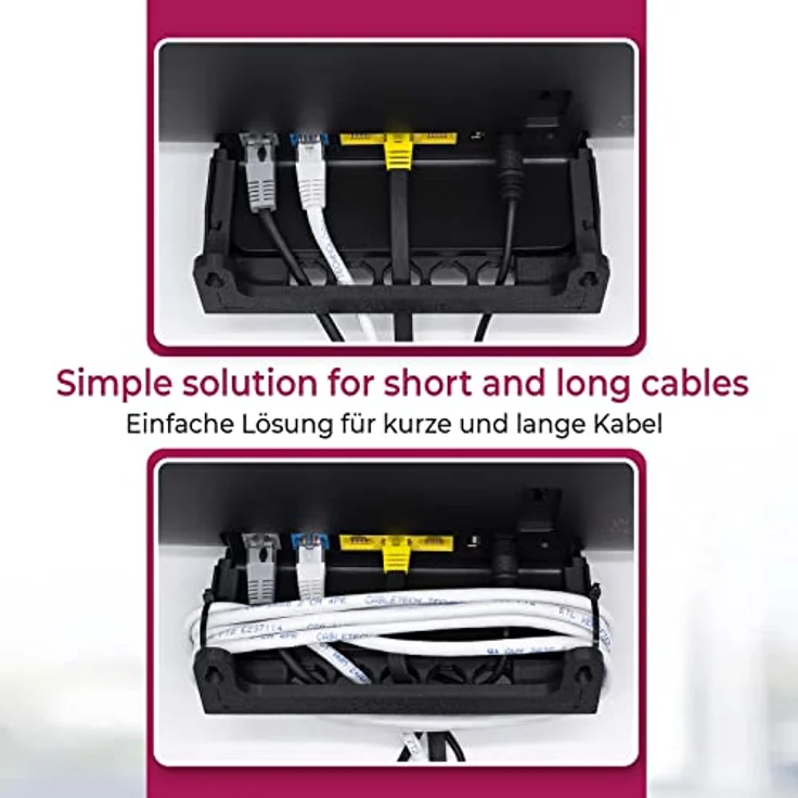 Mobilefox Wandhalterung für Telekom Speedport Smart 4 Router, Schwarz, mit Kabelmanagement und Schraubbefestigung – Bild 4