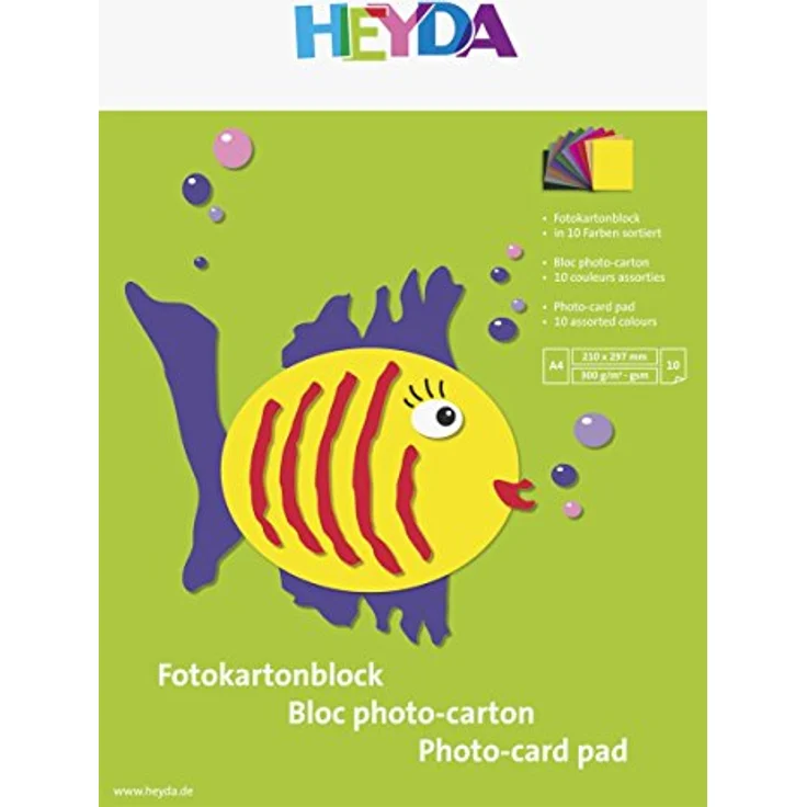 Fotokartonblock A4 300g 10Bl – Bild 1