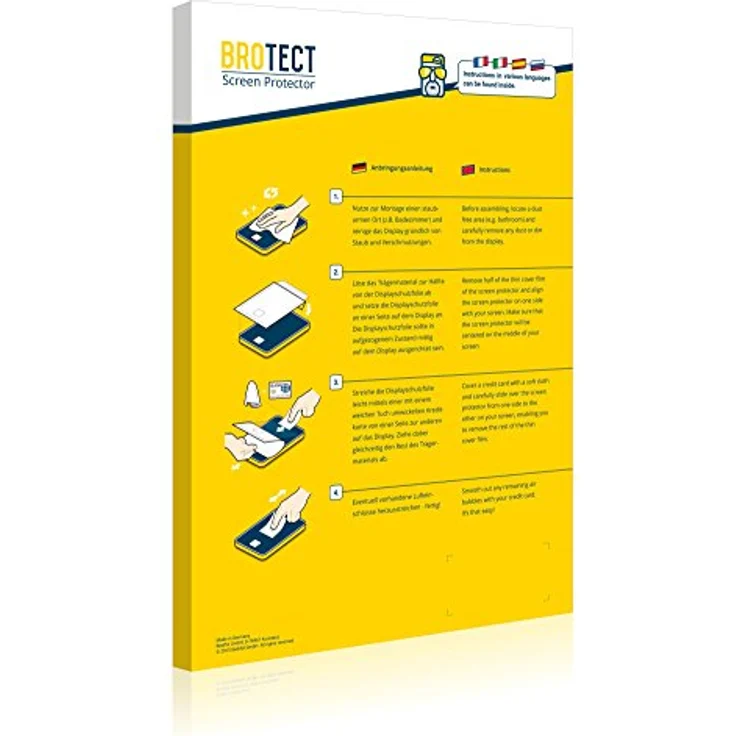 BROTECT 2x Entspiegelungs-Schutzfolie für Samsung Galaxy Tab A9 Plus 5G Matte Displayschutz-Folie, Anti-Reflex, Anti-Fingerprint – Bild 4