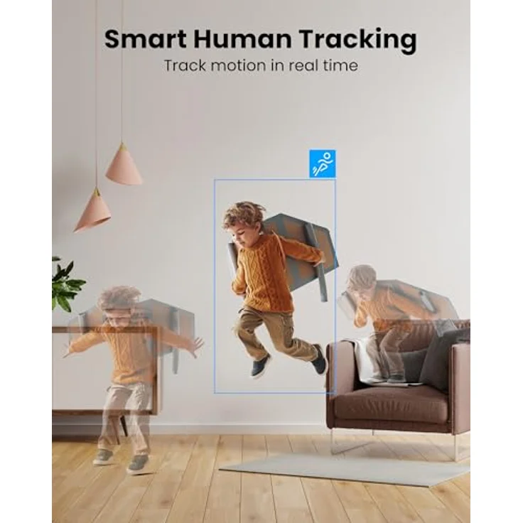 ZOSI 4K Überwachungskamera Set Aussen, 8MP PoE IP Kamera mit 8CH 2TB HDD NVR, 355°/140° Schwenkbar, KI Personen-/Fahrzeugerkennung, Auto-Tracking – Bild 4
