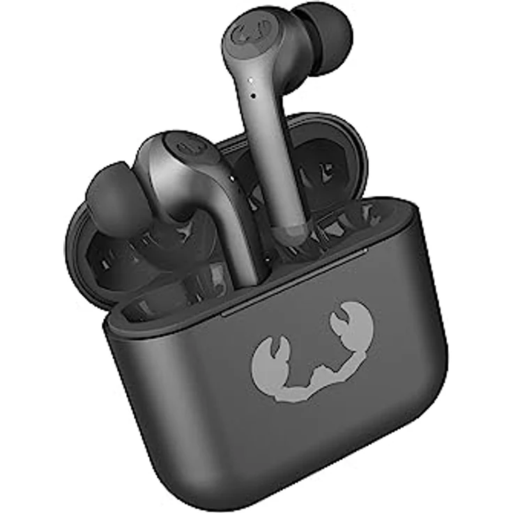 Fresh 'n Rebel Twins 3+ Tip, kabellose In-Ear-Bluetooth-Kopfhörer, kristallklare Musik und Telefonate, In-Ear-Erkennung, Mulitpoint-Bluetooth, 27 Stunden Spielzeit, spritzwasserfest (Storm Grey) – Bild 1