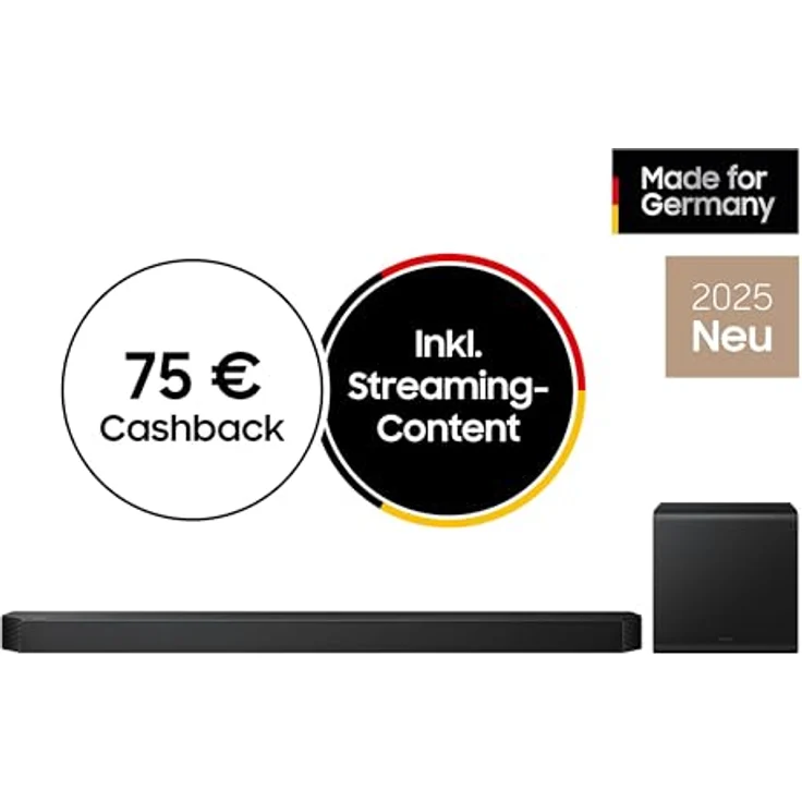 Samsung HW-Q810GF Q-Soundbar, 5.1.2-Kanal Soundbar mit kabellosem Dolby Atmos, DTS:X, Bluetooth, WLAN und SpaceFit Sound – Bild 2