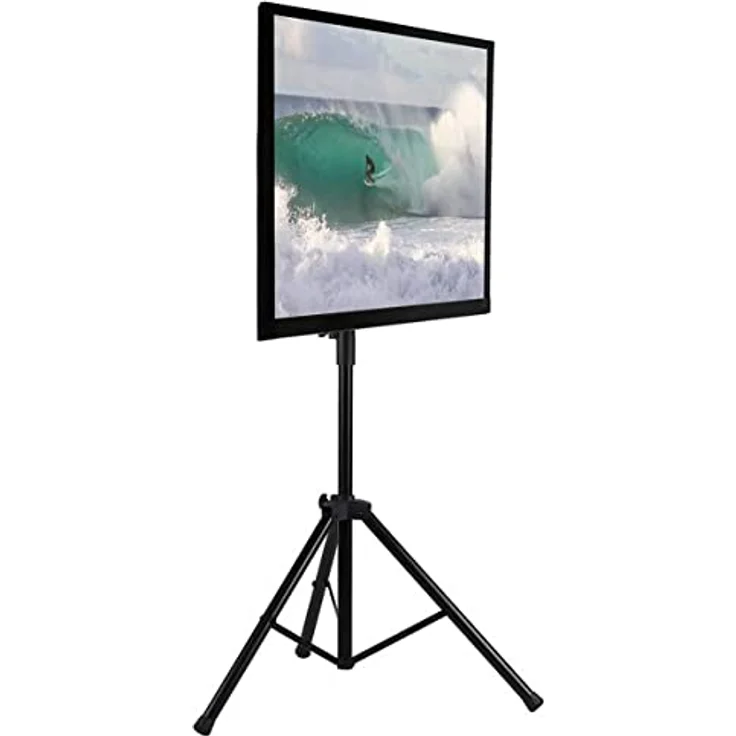 TECHLY 108002 Universal-TV-Bodenständer 17-60 Zoll Schwarz – Bild 4