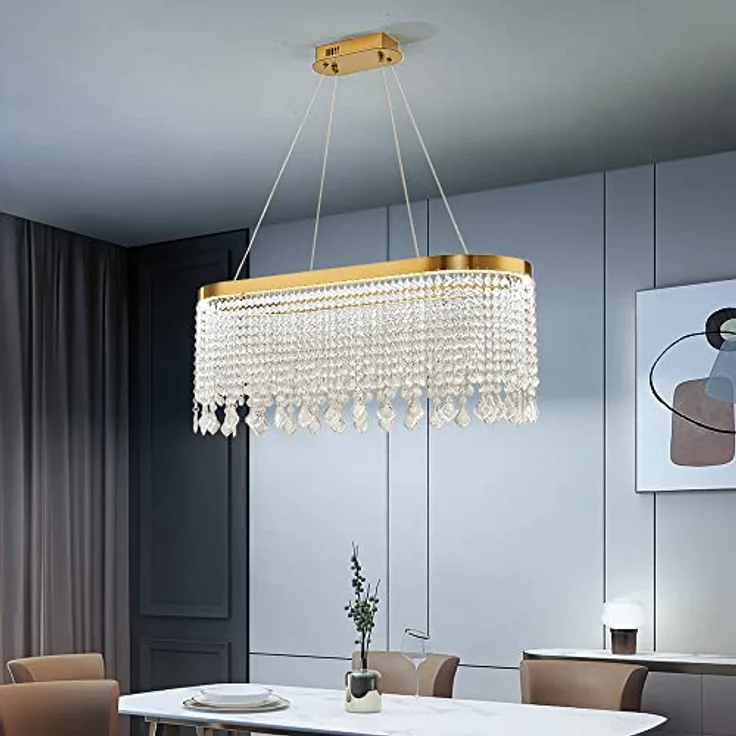 Eurotondisplay LED Pendelleuchte Deckenleuchte 2022 mit Fernbedienung, dimmbar, A+ LED, 300x800, kaltweiß-warmweiß (2021) – Bild 3