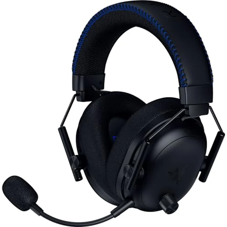 Razer BlackShark V3 Pro, Gaming Headset für PlayStation, kabellos und kabelgebunden, Over-Ear, Schwarz, 50 mm Treiber, Rauschunterdrückung, Spatial Audio, lange Akkulaufzeit – Bild 9