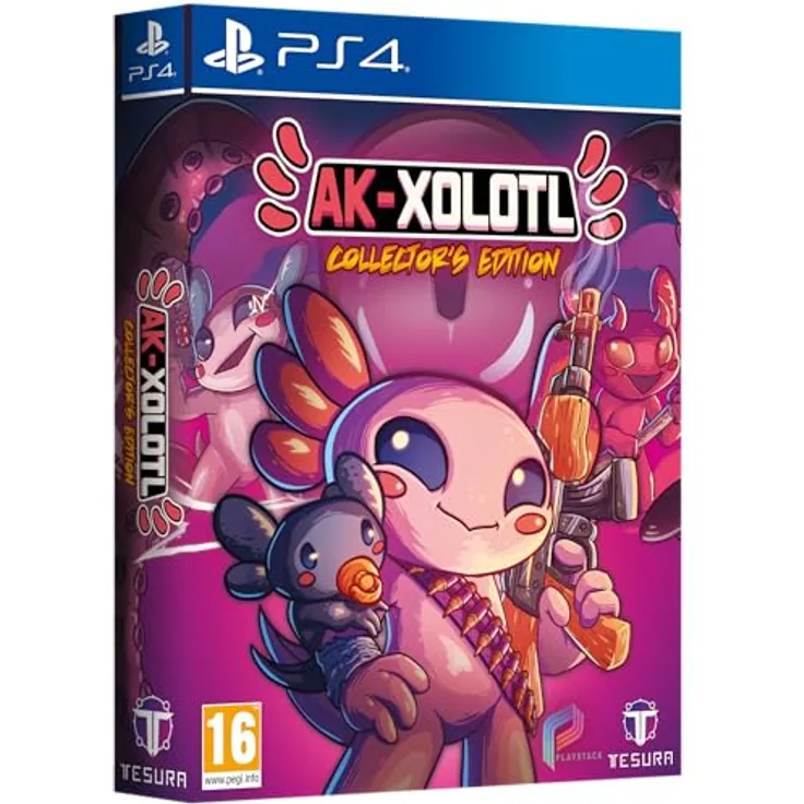 Tesura Games AK-Xolotl Collector's Edition (PEGI Import), PS4-Game mit Artbook, Soundtrack und Sammlerkarton