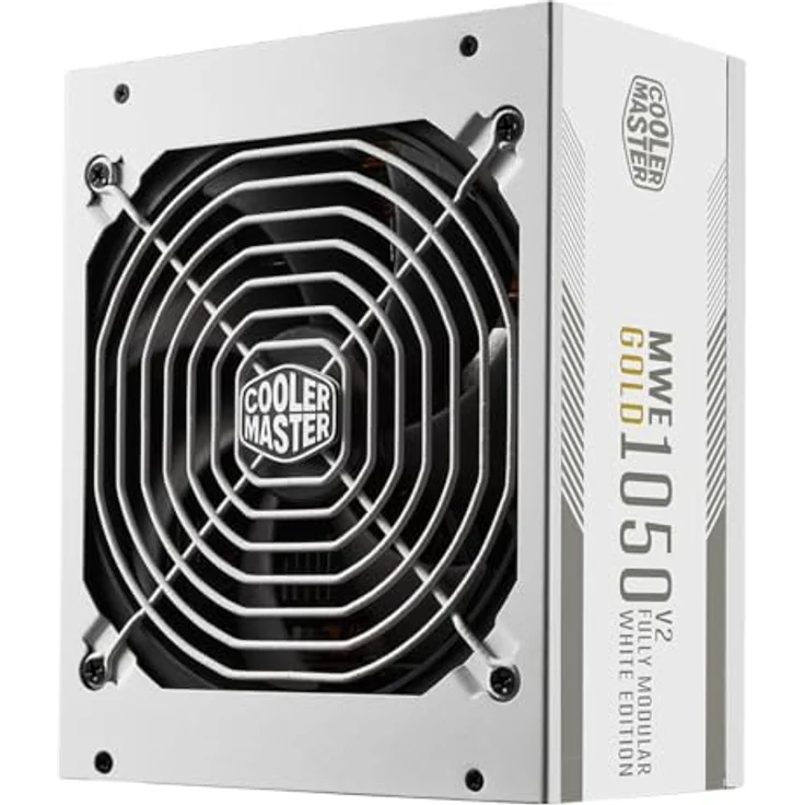 Cooler Master MWE Gold 1050W V2, ATX 3.1 Netzteil mit 80 PLUS Gold-Zertifizierung, Weiss, integriertes Kabelmanagement – Bild 2